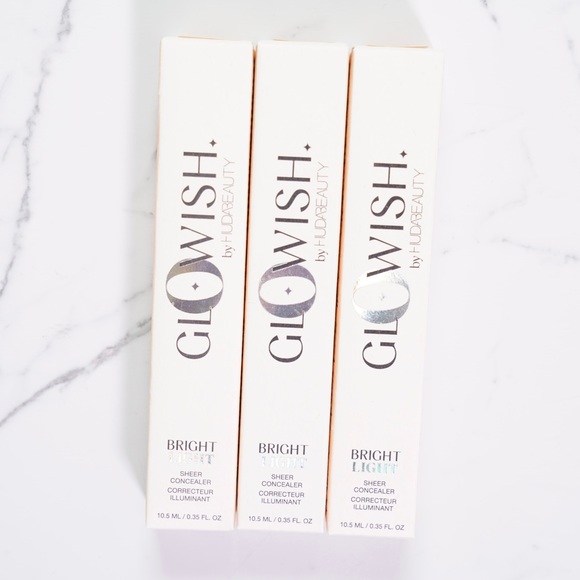 HUDA BEAUTY Glowish Brigh Light Sheer Concealers Bundle ($17 Each, Bundle $48) - Picture 2 of 9